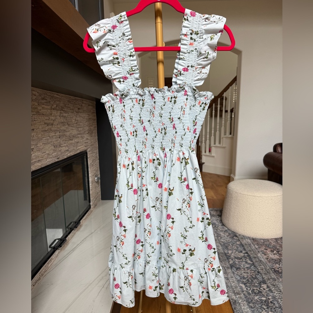 EUC Hill House Home Elizabeth Nap Dress Small Pond Floral